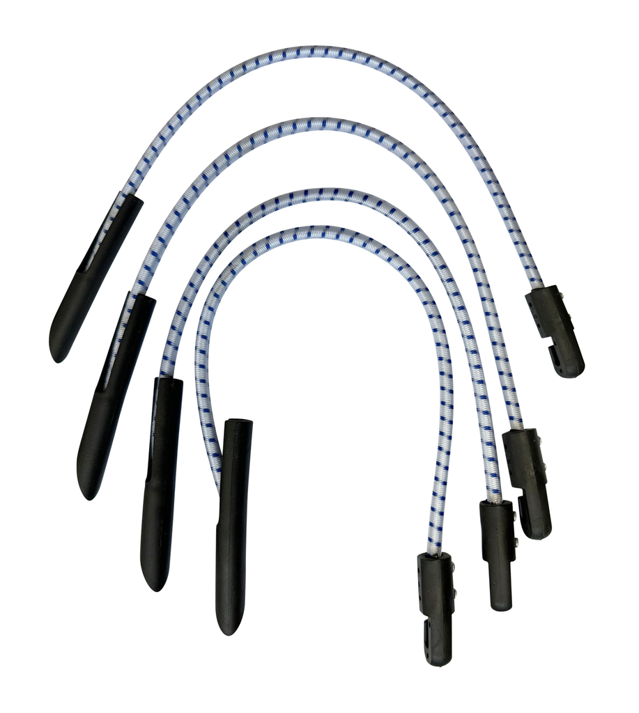 Set of 4 tighteners tarpaulin