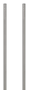 Piquet de support inox