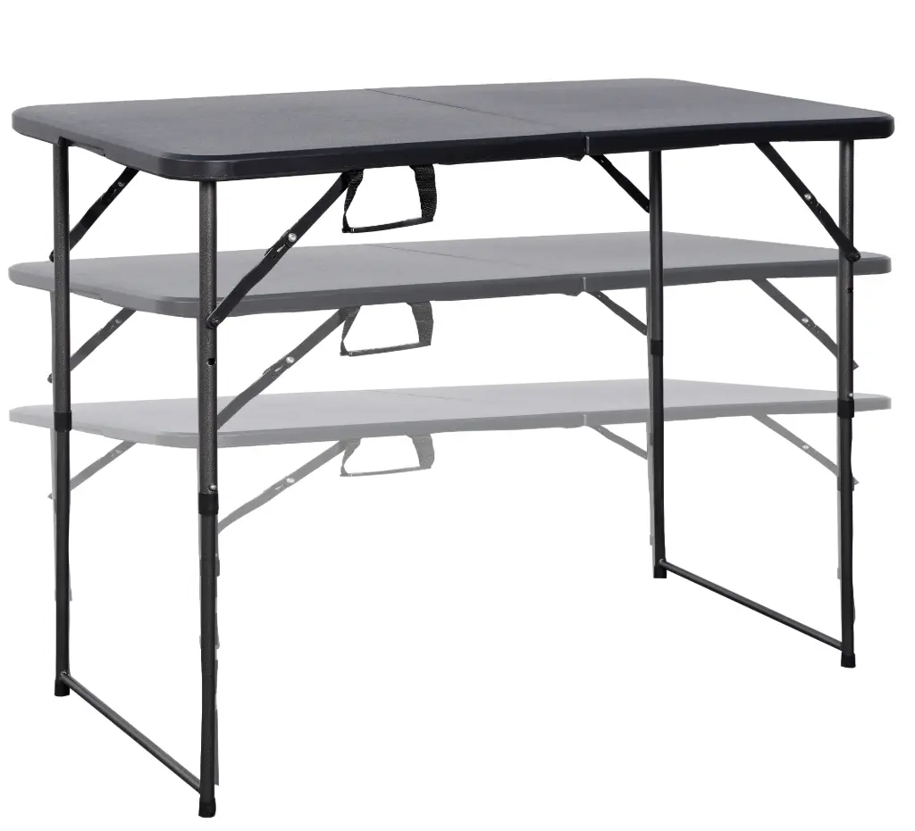 Table pliante réglable en hauteur