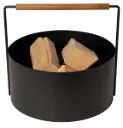 Steel log basket