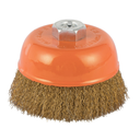 Wire cup brush