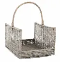 Rattan basket rectangular
