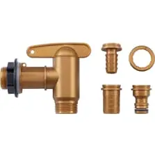 [PU504044] Plastic tap for rain barrel series PE and Gardena 