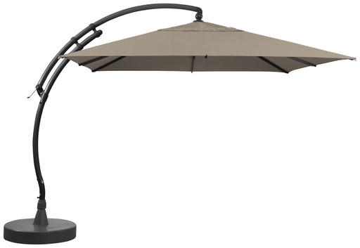Parasol carré Olefin 300 + pied 