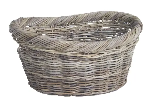 [W102] Rattan basket oval 